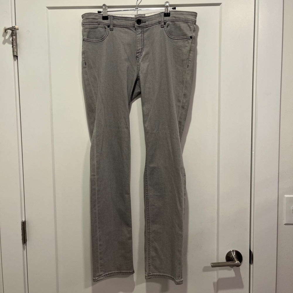 Burton BRTN Lorimer Slim Fit Tapered Stretch Denim Grey Jeans 31 Slim NWT
